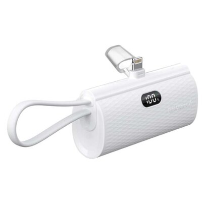 Powerbank FORCELL F-Energy Power Plug F5K3 Lightning 5000mAh 20W Biały