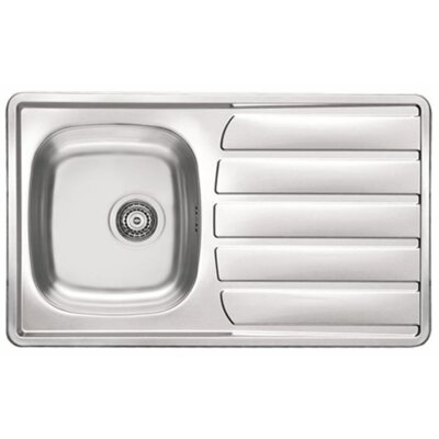 Zlewozmywak jednokomorowy z ociekaczem ALVEUS Zoom 30 1098773K Satyna 50x86