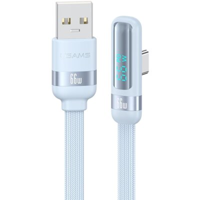 Kabel USB - USB-C USAMS US-SJ651 66W 1.2m Niebieski