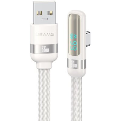 Kabel USB - USB-C USAMS US-SJ651 66W 1.2m Biały
