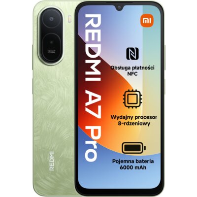 Smartfon XIAOMI Redmi A7 Pro 4/64GB 6.9" 120Hz Zielony