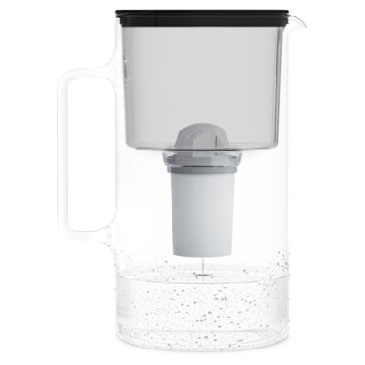 Dzbanek filtrujący WESSPER B2 Borosilicate Czarny + 3 x Filtr AquaClassic