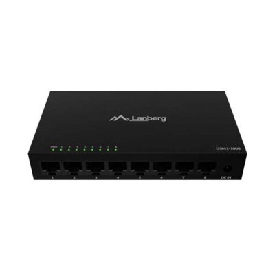 Switch LANBERG DSM1-1008 Gigabit Ethernet, 8 portów