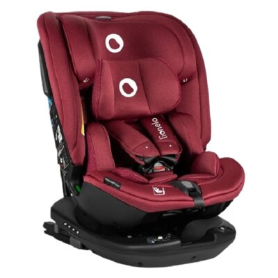 Fotelik samochodowy LIONELO Bastiaan RWF i-Size 40-150 cm (0-36 kg) Czerwony
