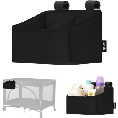 Organizer na pieluchy LIONELO Sidepocket Small Czarny