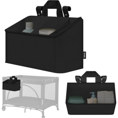 Organizer na pieluchy LIONELO Sidepocket Medium Czarny