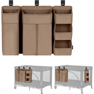 Organizer na pieluchy LIONELO Sidepocket Large Beżowy