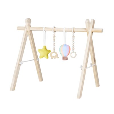 Stojak edukacyjny LIONELO Anis Baby Gym Drewniany