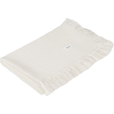 Kocyk LIONELO Muslin Blanket Kremowy