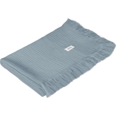 Kocyk LIONELO Muslin Blanket Niebieski