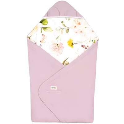 Kocyk LIONELO Travel Swaddle Blanke Różowy