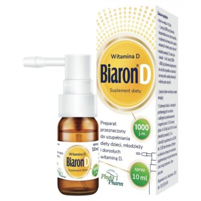 Witamina D BIARON 1000 j.m. Spray (10 ml)