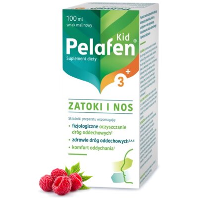 Suplement diety PHYTOPHARM Pelafen Syrop Kid 3+ Zatoki i nos (100 ml)