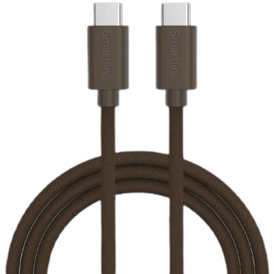 Kabel USB-C - USB-C 2.0 SMARTLINE 60W 2m Brązowy