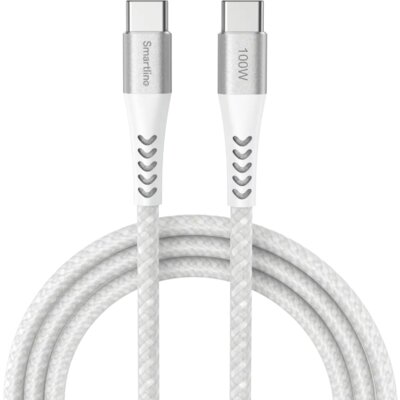 Kabel USB-C - USB-C SMARTLINE 16720 100W 2 m Biały
