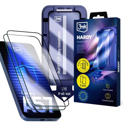 Szkło hartowane 3MK Hardy Hardura 9H do Samsung Galaxy A57/A37 (2 szt.)