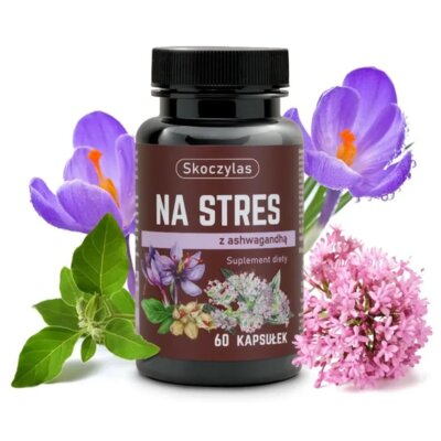 Adaptogen SKOCZYLAS Na stres z Ashwagandhą (60 kapsułek)