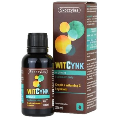 Kompleks witamin i minerałów SKOCZYLAS Witamina C + Cynk (30 ml)