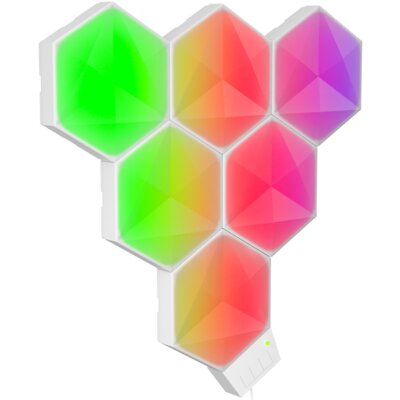 Oświetlenie gamingowe LED FROGGIEX FX-GL2-HL-RGB Regulacja jasności, Wi-Fi (6 szt.)