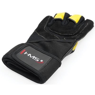 Rękawice fitness HMS RST01 (rozmiar L) Czarno-żółty