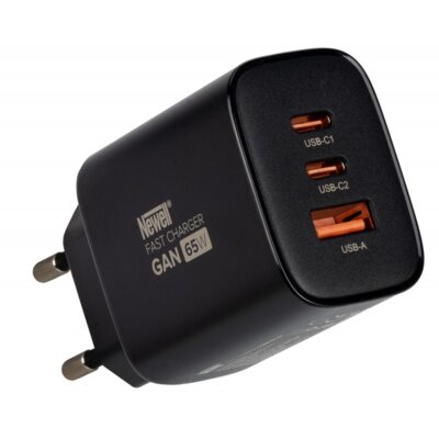 Ładowarka sieciowa NEWELL GaN 65W Czarny ładowarka do telefonu USB, USB-C