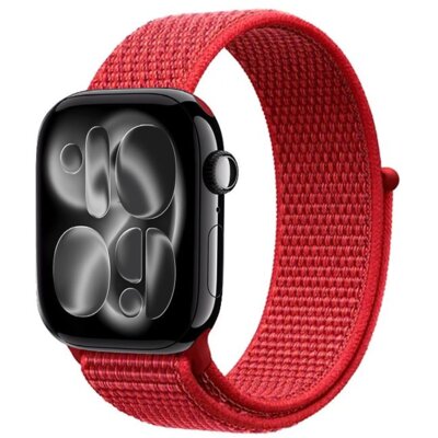 Pasek CRONG Nylon do Apple Watch do koperty 38/40/41/42mm Czerwony