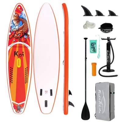 Deska SUP FUNWATER SUPFR01E Czerwony