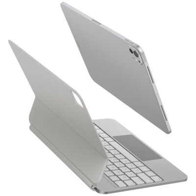 Etui na iPad Pro 11 cali UNIQ Venno Pro Magnetic Smart Biały Klawiatura