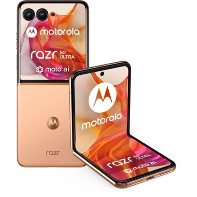 Smartfon MOTOROLA Razr 50 Ultra 12/512GB 5G 6.9" 165Hz Brzoskwiniowy PB1T0056PL