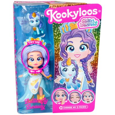Lalka KOOKYLOOS Glitter Unicorns Dolls (1 zestaw)