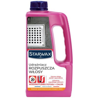 Środek udrażniający STARWAX Włosy i sierść 900 ml