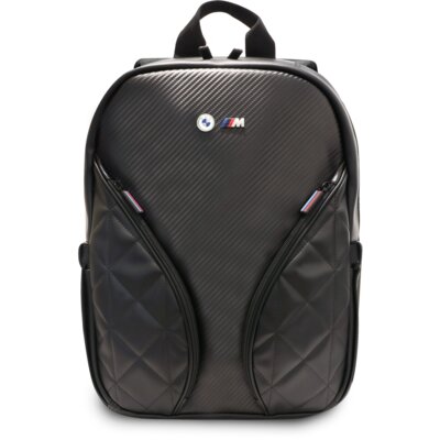 Plecak na laptopa BMW Carbon Pockets&Metal 16 cali Czarny