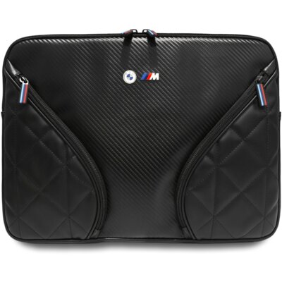 Etui na laptopa BMW Carbon Pockets&Metal 16 cali Czarny