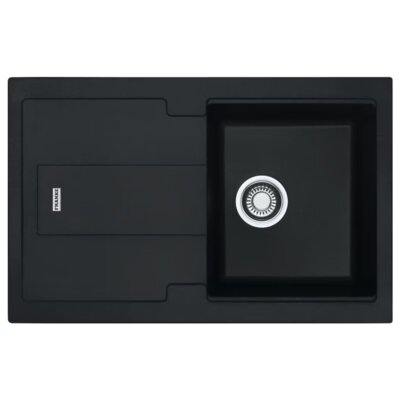 Zlewozmywak jednokomorowy z ociekaczem FRANKE Bellini BLG 611-78 114.0700.120 Onyx 50x78