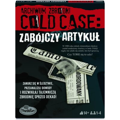 Gra planszowa RAVENSBURGER Archiwum zbrodni Cold Case: Zabójczy Artykuł 76687