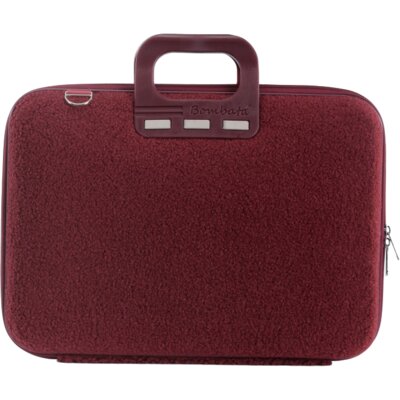 Torba na laptopa BOMBATA Teddy 15-16 cali Wiśniowy