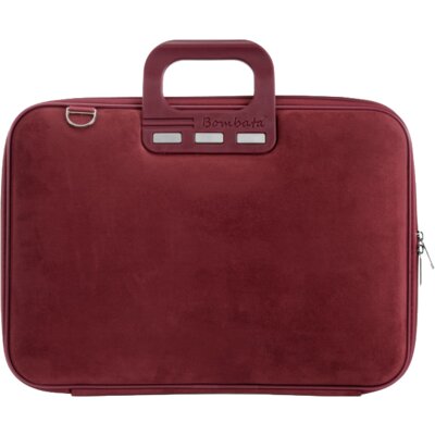 Torba na laptopa BOMBATA Camoscio 15-16 cali Burgundowy