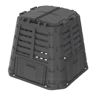 Kompostownik PATROL Multi KOMPOST480CZAPL225 480L Czarny