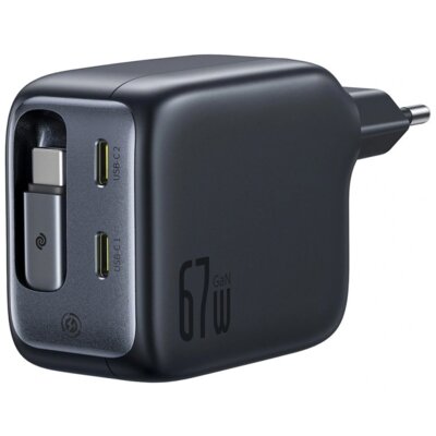 Ładowarka sieciowa BASEUS EnerCore CJ11 67W Czarny ładowarka sieciowa USB-C