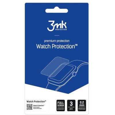 Szkło hybrydowe 3MK Watch Protection FlexibleGlass do Huawei Watch GT Runner 2 (3 szt.)