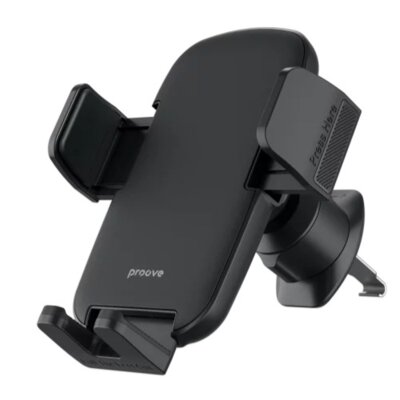 Uchwyt na telefon i smartfon PROOVE Perfect Pro Czarny uchwyt samochodowy na kratkę nawiewu