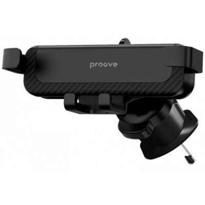 Uchwyt na telefon i smartfon PROOVE Gravity Pro Czarny uchwyt samochodowy na kratkę nawiewu