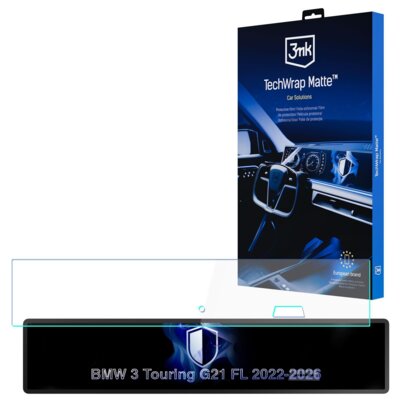 Folia ochronna 3MK TechWrap Matte Center Display do BMW 3 Touring G21 FL 2022-2026