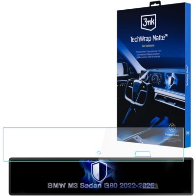 Folia ochronna 3MK TechWrap Matte Center Display do BMW M3 Sedan G80 2022-2026