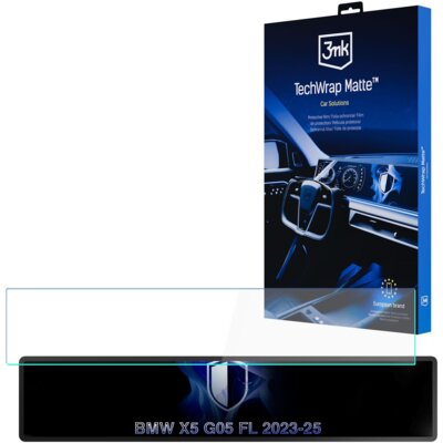 Folia ochronna 3MK TechWrap Matte Center Display do BMW X5 G05 FL 2023-2025