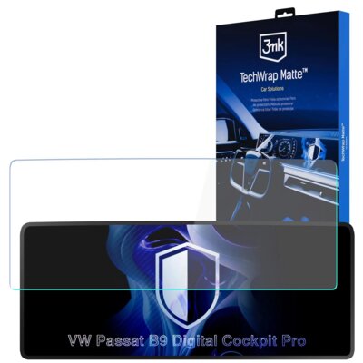 Folia ochronna 3MK TechWrap Matte Cluster do VW Passat B9 Digital Cocpit Pro