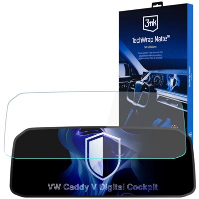 Folia ochronna 3MK TechWrap Matte Cluster do VW Caddy V Digital Cockpit 2020-