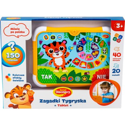 Zabawka tablet DUMEL Gry Zagadki Tygryska DG50164