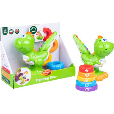 Zabawka edukacyjna DUMEL Językowa dla najmłodszych Figlarny Dino DD42797