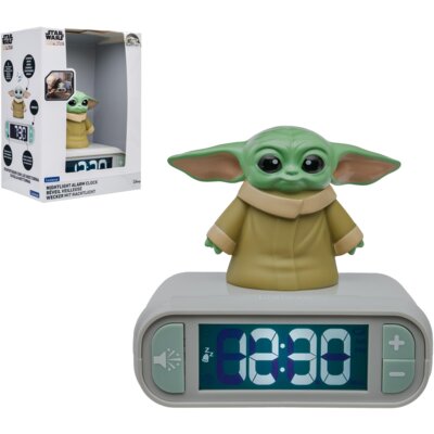 Zabawka budzik z lampką nocną LEXIBOOK Star Wars Mandalorian Grogu RL800SW